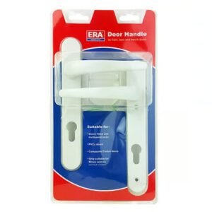 ERA Classic Lever Lever UPVC Multipoint Door Handles - 92mm PZ Sprung 122mm Screw Centres - Image 4