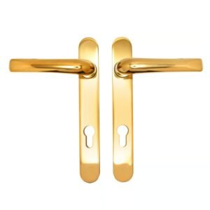 TSS Grade 304 Stainless Steel Lever Lever UPVC Multipoint Door Handles - 92mm PZ Sprung 122mm Screw Centres - Image 4