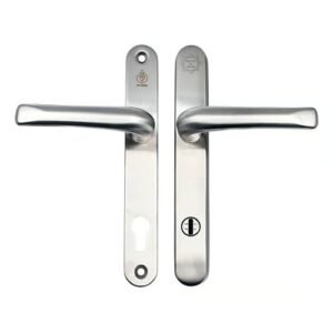 TSS TS007 2 Star Grade 304 Stainless Steel Lever Lever UPVC Multipoint Door Handles - 92mm PZ Sprung 210mm Screw Centres - Image 4