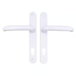 TSS DDA/EA Compliant Lever Lever UPVC Multipoint Door Handles - 92mm PZ Sprung 210mm Screw Centres - Image 2