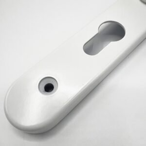 TSS Lever Lever UPVC Multipoint Door Handles - 48mm PZ - Sprung - 160mm Screw Centres - Image 4