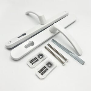 TSS Lever Lever Universal UPVC Multipoint Door Handles - 92mm PZ - Sprung - 264mm Screw Centres - Image 3