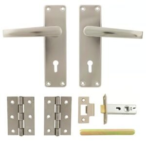 TSS Aluminium Door Handle, Tubular Latch & Hinge Packs - Image 4