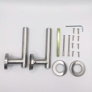 TSS Fire Rated Stainless Steel (SSS) 19mm T Bar Lever On Rose Furniture - Image 3