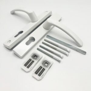 TSS Lever Lever UPVC Multipoint Door Handles - 70mm PZ - Sprung - 180mm Screw Centres - 7mm Follower - Image 3