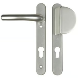 Hoppe Atlanta Lever Fixed Pad UPVC Multipoint Door Handles - 92mm PZ Sprung 122mm Screw Centres - Image 4