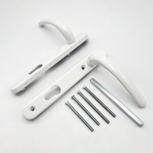 Fab & Fix Windsor Lever Lever UPVC Multipoint Door Handles - 92mm PZ Sprung 122mm Screw Centres - Image 3