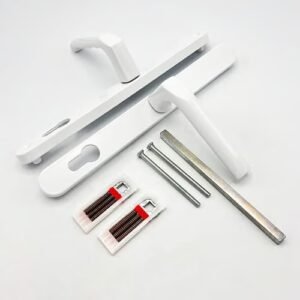 Hoppe London Lever Lever UPVC Multipoint Door Handles - 92mm PZ Sprung 240mm Screw Centres - Image 3