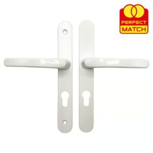 TSS Lever Lever UPVC Multipoint Door Handles - 70mm PZ - Sprung - 200mm Screw Centres - 7mm Follower - Image 1