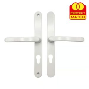 TSS Lever Lever UPVC Multipoint Door Handles - 70mm PZ - Sprung - 240mm Screw Centres - Image 1