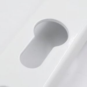 Fab & Fix Balmoral Blank Lever Lever UPVC Multipoint Door Handles - 92mm PZ Sprung 212mm Screw Centres - Image 4