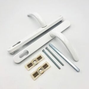 Millenco Lever Lever UPVC Multipoint Door Handles - 117mm PZ Sprung 237mm Screw Centres - Image 3