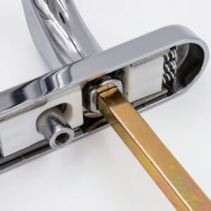 Fab & Fix Windsor Blank Lever Lever UPVC Multipoint Door Handles - 92mm PZ Sprung 122mm Screw Centres - Image 5