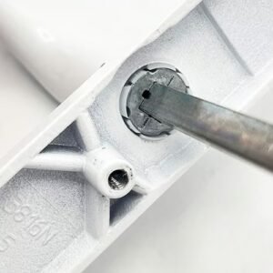 Winkhaus Palladio Lever Lever UPVC Multipoint Door Handles - 92mm PZ Unsprung 215mm Screw Centres - Image 4