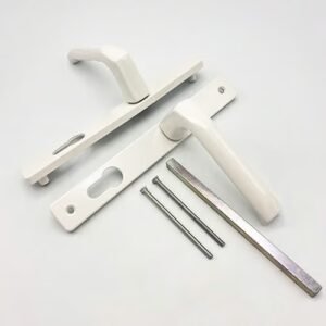 Hoppe London Lever Lever UPVC Multipoint Door Handles - 72mm PZ Unsprung 180mm Screw Centres - Image 3