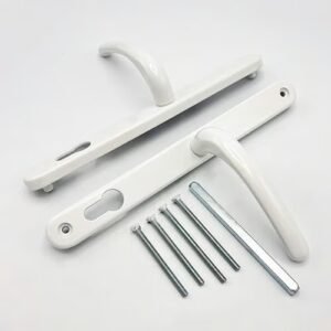 Fab & Fix Blenheim Lever Lever UPVC Multipoint Door Handles - 92mm PZ Sprung 240mm Screw Centres - Image 3