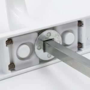 Mila Pro Secure TS007 2* Lever Lever UPVC Multipoint Door Handles - 92mm PZ Sprung 212mm Screw Centres - Image 2