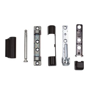 Siegenia KF-3 Si-Line TBT Top & Bottom Hinge Kit Brown - Image 1