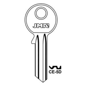 JMA CE-5D Cylinder Key Blank - Image 1