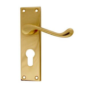 Victorian Scroll Lever On Plate Furniture - Image 3