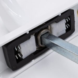 Fab & Fix Balmoral Lever Moveable Pad UPVC Multipoint Door Handles - with Snib 92mm/62mm Sprung 212mm Screw Centres - Image 6