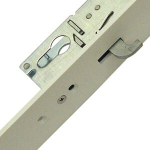 Fullex XL Latch 3 Hooks 2 Anti Lift Pins Flat 44mm White Faceplate Double Spindle Multipoint Door Lock - Image 4
