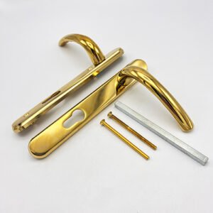Hoppe Tokyo Lever Lever UPVC Multipoint Door Handles - 92mm PZ Unsprung 210mm Screw Centres - Image 3