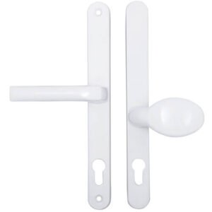 Hoppe London Lever Moveable Pad UPVC Multipoint Door Handles - 92mm/62mm PZ Sprung 240mm Screw Centres - Image 4