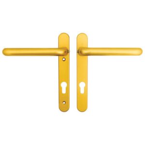 Hoppe Paris Extended Lever Lever UPVC Multipoint Door Handles - 92mm PZ Unsprung 122mm Screw Centres - Image 1