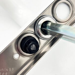 Hoppe Paris Extended Lever Lever UPVC Multipoint Door Handles - 92mm PZ Unsprung 122mm Screw Centres - Image 6