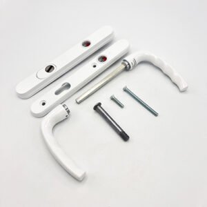 Hoppe Atlanta PAS24 Lever Lever UPVC Multipoint Door Handles - 92mm PZ Unsprung 122mm Screw Centres - Image 6
