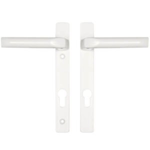 Hoppe London Lever Lever UPVC Multipoint Door Handles - 92mm PZ Unsprung 122mm Screw Centres - Image 3