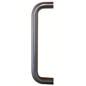 Round Bar D Pull Handles Bolt Through Fixing Stainless Steel - Image 1
