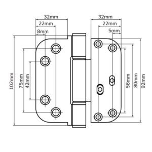 Maco Composite Door Hinge - Image 9