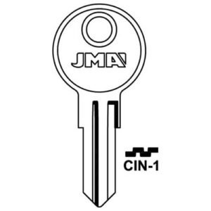 JMA CIN-1 Cylinder Key Blank - Image 1