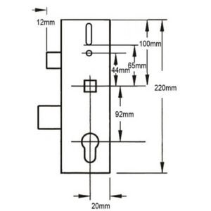 Sapa Multipoint Gearbox - Lift Lever or Split Spindle - Image 2