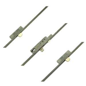 Sobinco Latch 3 Drop bolts 24mm Urail Faceplate Key Wind Operated Multipoint Door Lock - Image 3