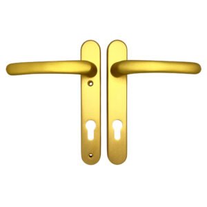 TSS Lever Lever UPVC Multipoint Door Handles - 92mm PZ Sprung 122mm Screw Centres - Image 4