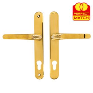 TSS Lever Lever UPVC Multipoint Door Handles - 92mm PZ Sprung 210mm Screw Centres - Image 1