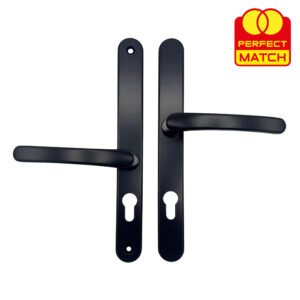 TSS LeverLever Offset UPVC Multipoint Door Handles - 48/87mm PZ - Sprung - 240mm Screw Centres - Image 2
