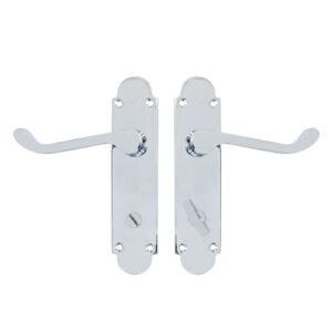 TSS Regent Scroll Lever Handle on Plate Door Furniture - Image 4