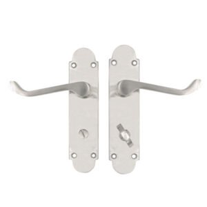 TSS Regent Scroll Lever Handle on Plate Door Furniture - Image 5