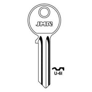 JMA U-6I Cylinder Key Blank - Image 3