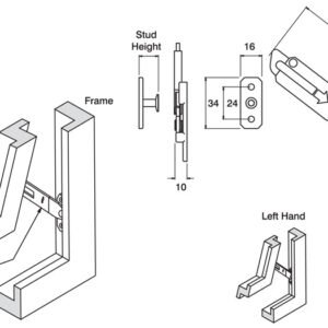 Res Lok Concealed Window Restrictor 105mm Stainless Steel - Image 5
