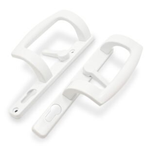 TSS Patio Handle Set For Patio Doors - 92mm PZ - 154mm Screw Centres - Image 3