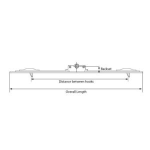 Nico Inline Window Espag with 2 Tongue Hooks - Image 3