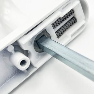 TSS Blank External Lever Lever UPVC Multipoint Door Handles - 92mm PZ Sprung 122mm Screw Centres - Image 4