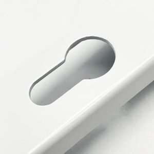 TSS Blank External Lever Lever UPVC Multipoint Door Handles - 92mm PZ Sprung 122mm Screw Centres - Image 5